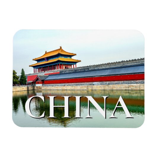 Achterkant | Heavenly Purity in Beijing Magneet (Horizontaal)