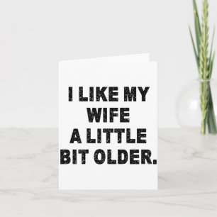 (achterkant) Ik vind mijn vrouw een beetje ouder l Kaart