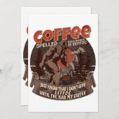 Achterkant koffie is EFFOC Kaart (Voorkant / Achterkant)