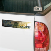 Achterkant kunstgalerijbumper sticker (Op Truck)