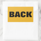 ACHTERKANT RECHTHOEKIGE STICKER (Tas)