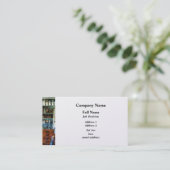 Achterkant van de geneesmiddelenwinkel - Platinum  Visitekaartje (Staand voorkant)