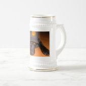 Achterkant van deze halloween bierpul (Voorkant rechts)