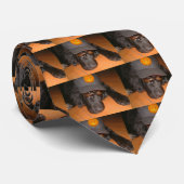 Achterkant van deze halloween stropdas (Opgerold)