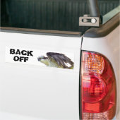 Achterkant van gefragmenteerde Hawk-Bumpersticker Bumpersticker (Op Truck)