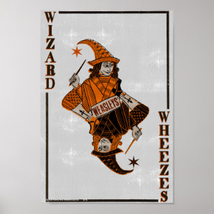Achterkant van Weasleys' kaart Poster