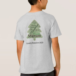 Achternaam 2025 t-shirt