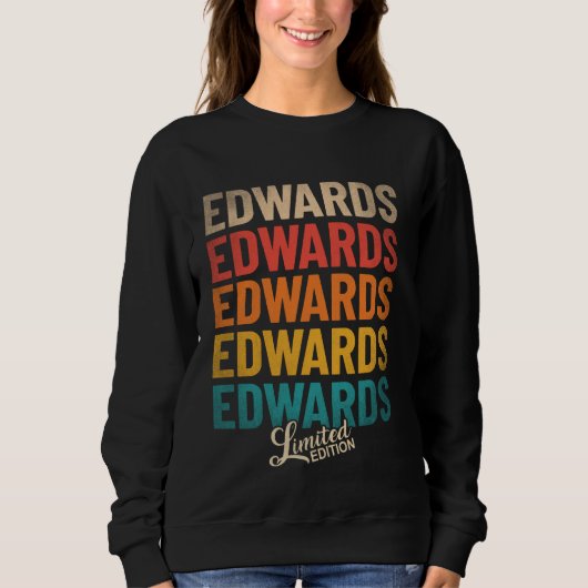 Achternaam Edwards -  Edwards Limited Editio Trui (Voorkant)