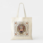 Achternaam Knight Shield Tote Bag (Achterkant)