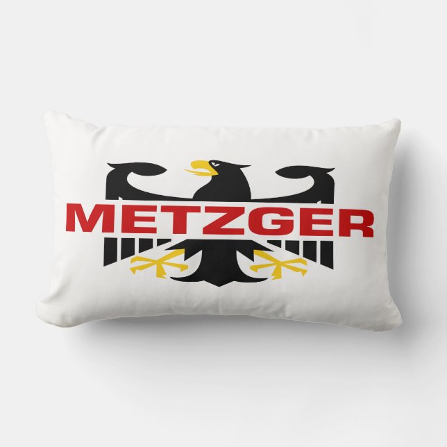 Achternaam Metzger Kussen (Voorkant)
