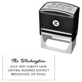 Achternaam Persoonlijk retouradres Zelfinktende Stempel (In situ)