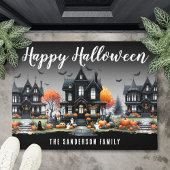 Achternaam Prettig Halloween Deurmat