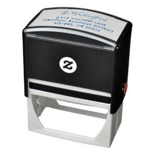 Achternaam Script Retouradres Zelfinktende Stempel