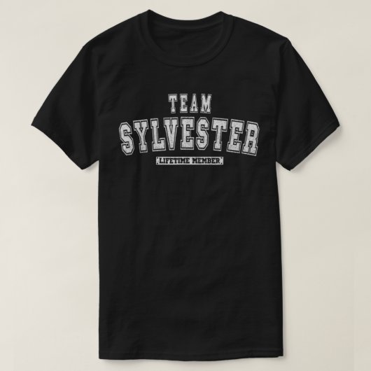 Achternaam teamlid SYLVESTER Lifetime T-shirt (Design voorkant)