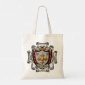 Achternaam van Victory Shield Tote Bag (Achterkant)