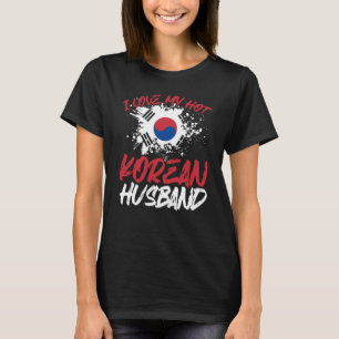 Achteropdruk I Love My Hot Korean Husband T-shirt
