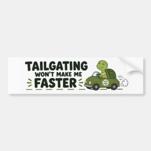 Achteroprijden Maakt Me Niet Sneller Grappige Schi Bumpersticker