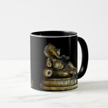 Achterover leunend Ganesha