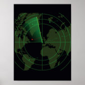 Achterradarscherm Poster (Voorkant)