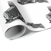 Achterste camera met film cadeaupapier (Rol Hoek)