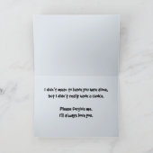 Achterste condoletiekaart 1 kaart (Binnen)