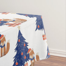 Achterste kerstfoto Illustratie Blauw rood