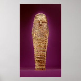 Achterste uitzicht van een van de kanopische doods poster