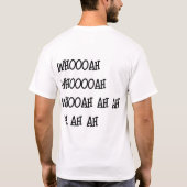 Achterstraten, van de baas t-shirt (Achterkant)