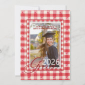 Achtertuin BBQ Casual Afstudeerder Party Cookout G Kaart (Achterkant)