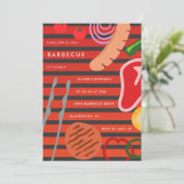 Achtertuin BBQ Grill Kaart (Staand voorkant)