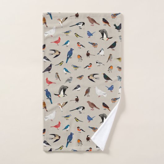 Achtertuin Birdies Twee Bad Handdoek (Handdoek)