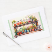 Achtertuin Bliss Rechthoekige Sticker (Envelop)