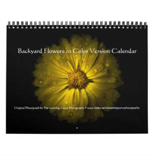 Achtertuin Bloemen 10 Kleuren Versie Kalender