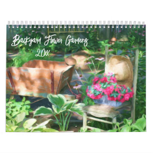 Achtertuin Bloementuinen Kalender