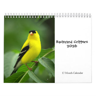 Achtertuin Critters 2026 Kalender