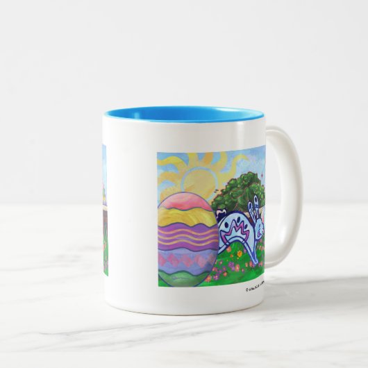 Achtertuin Easter Egg Hunt Mok (Voorkant rechts)