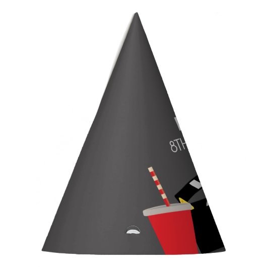 Achtertuin Film nacht partij Papier beker Feesthoedjes (Links)