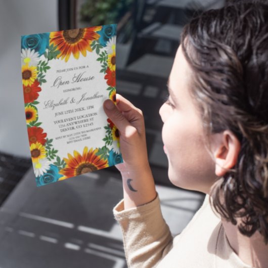 Achtertuin Floral Open House Kaart