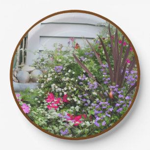 Achtertuin Flower Garden Natuur Party Papieren Bordje