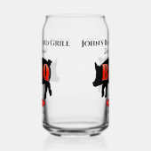 Achtertuin Grill Master Grilling BBQ Bier Blikvorm Glas (Links)