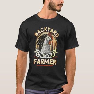 Achtertuin Kippenboer 4 juli Vlag van de VS T-shirt