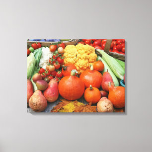 Achtertuin oogst canvas afdruk