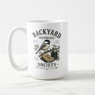 Achtertuin Ornithologie Mees Illustratie Koffiemok