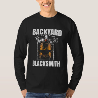 Achtertuin smid voor mes en smid t-shirt
