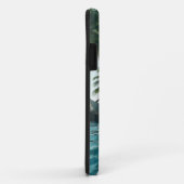 Achtertuin uitzicht met palmbomen Case-Mate iPhone case (Achterkant/rechts)