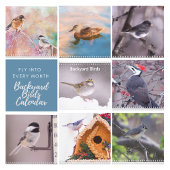 Achtertuin vogels foto's & kunst kalender