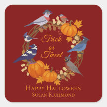Achtertuin Vogels Halloween Truc of Tweet Herfst