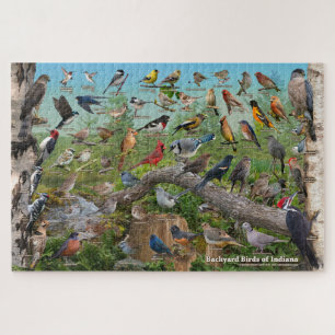 Achtertuin vogels Indiana Legpuzzel