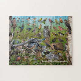 Achtertuin vogels Newfoundland Legpuzzel