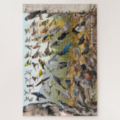 Achtertuin vogels van Idaho Legpuzzel (Verticaal)